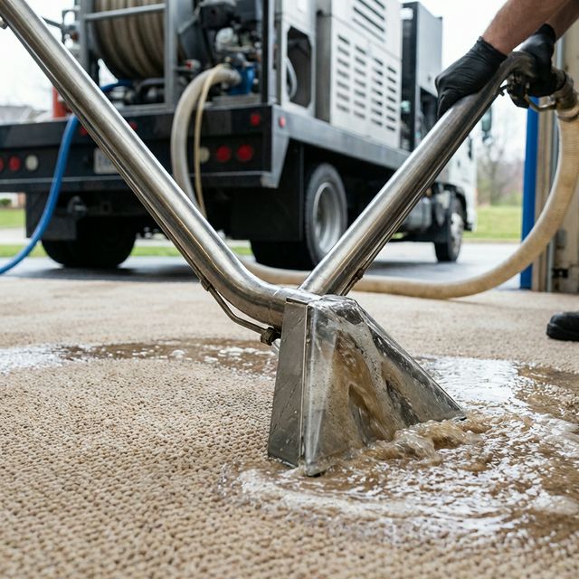 Professional Water Extraction in action