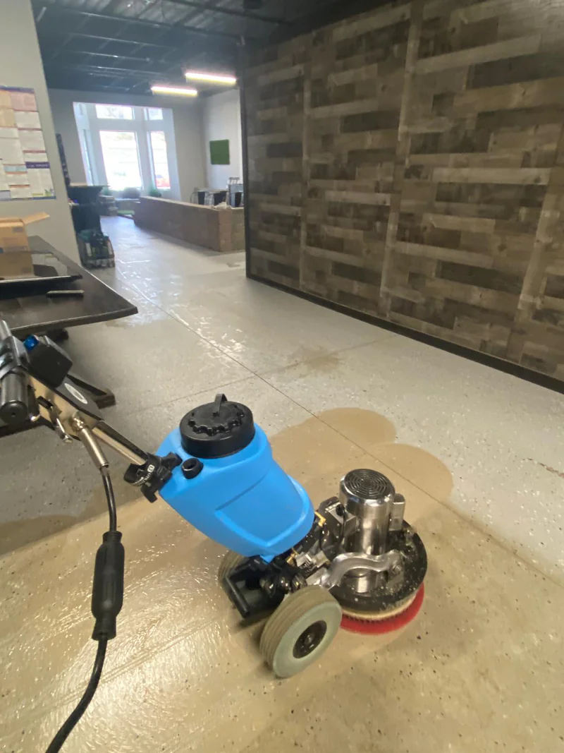VCT Floor Stripping Process