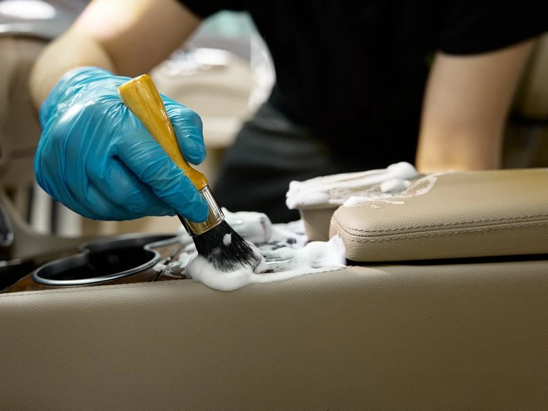 Leather Car Interior Detailing